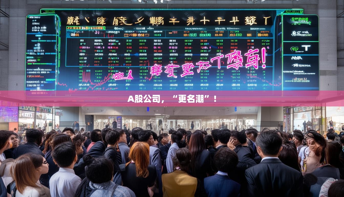 A股公司，“更名潮”！