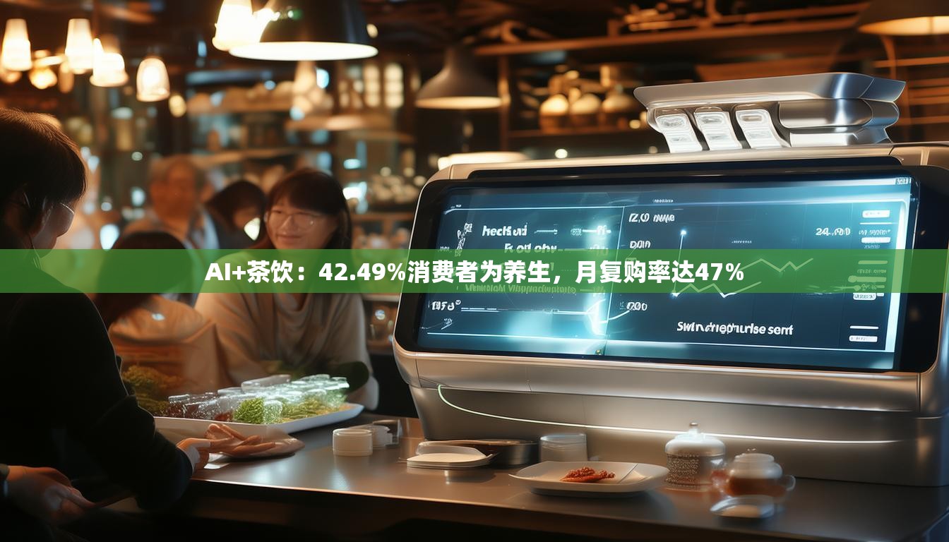 AI+茶饮：42.49%消费者为养生，月复购率达47%