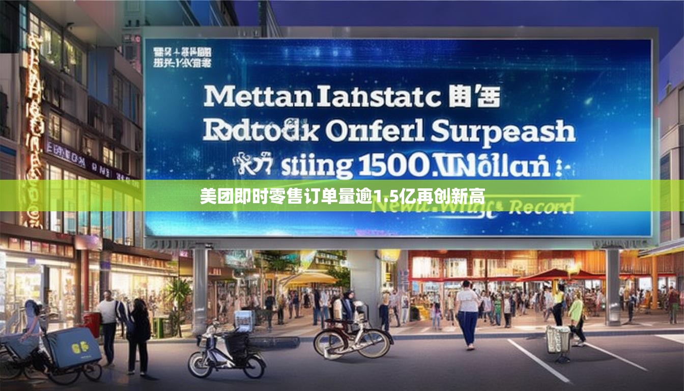 美团即时零售订单量逾1.5亿再创新高