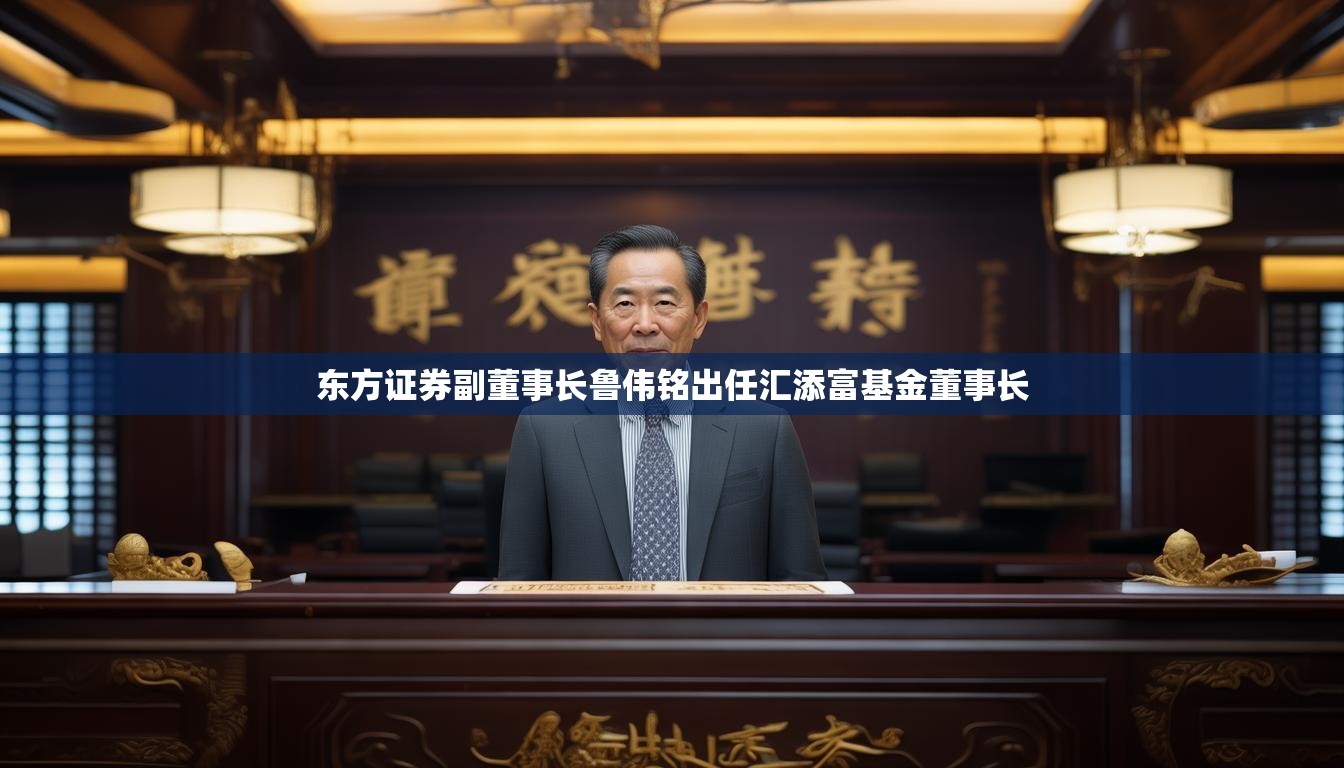 东方证券副董事长鲁伟铭出任汇添富基金董事长